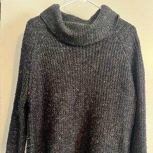 Free People Wool Blend Heavy Sweater with loose turtleneck size S (runs large)